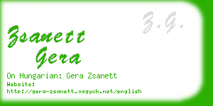 zsanett gera business card